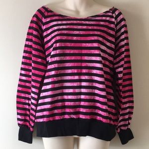American Vintage striped boat neck top